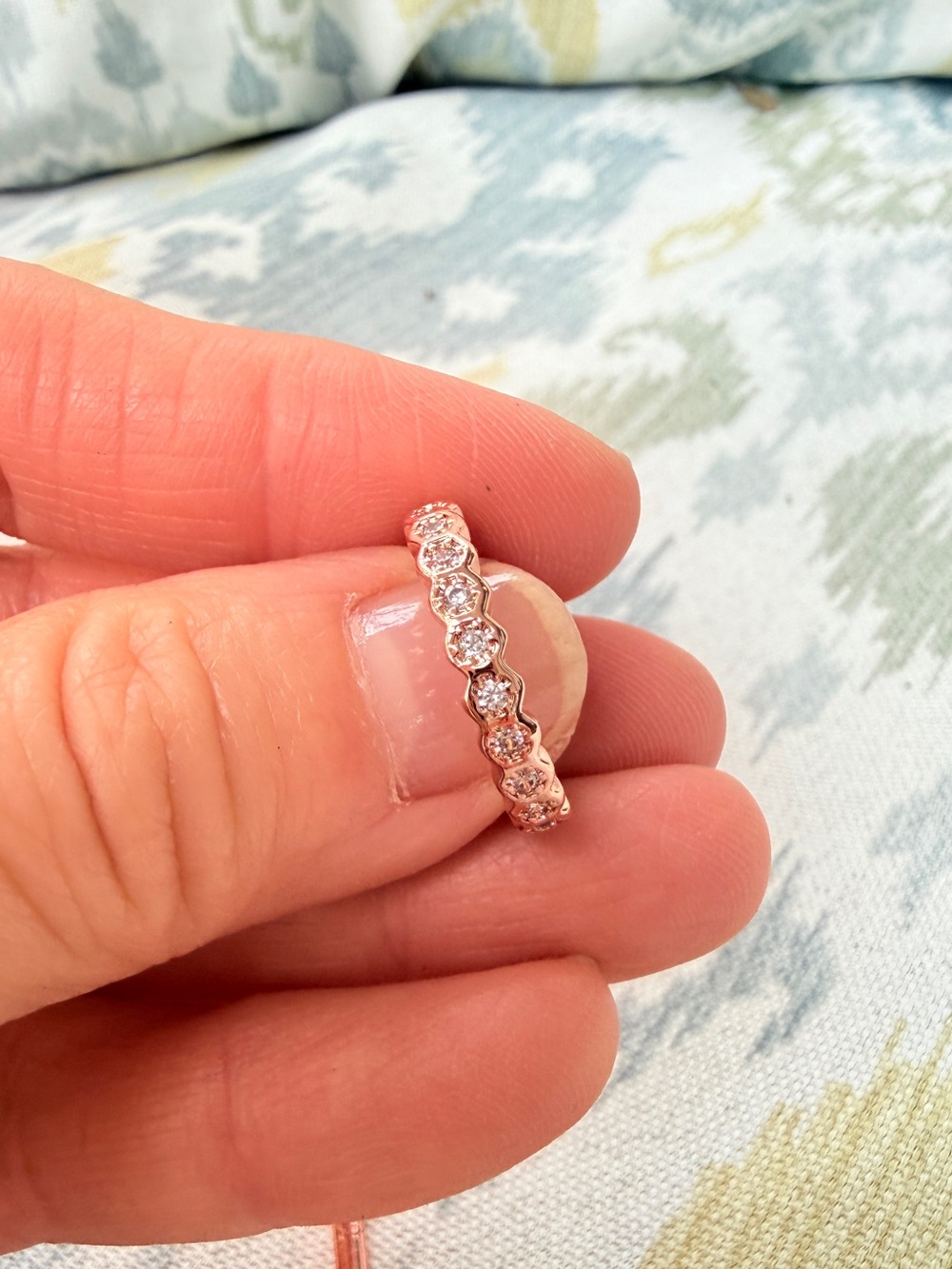 Rose Gold daimoniq Eternity Band  - Women Jewelry